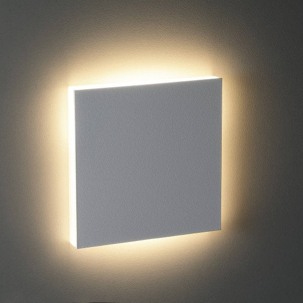 Treppenbeleuchtung - LED Wandeinbauleuchte in Weiß eckig - 230V 1,5W