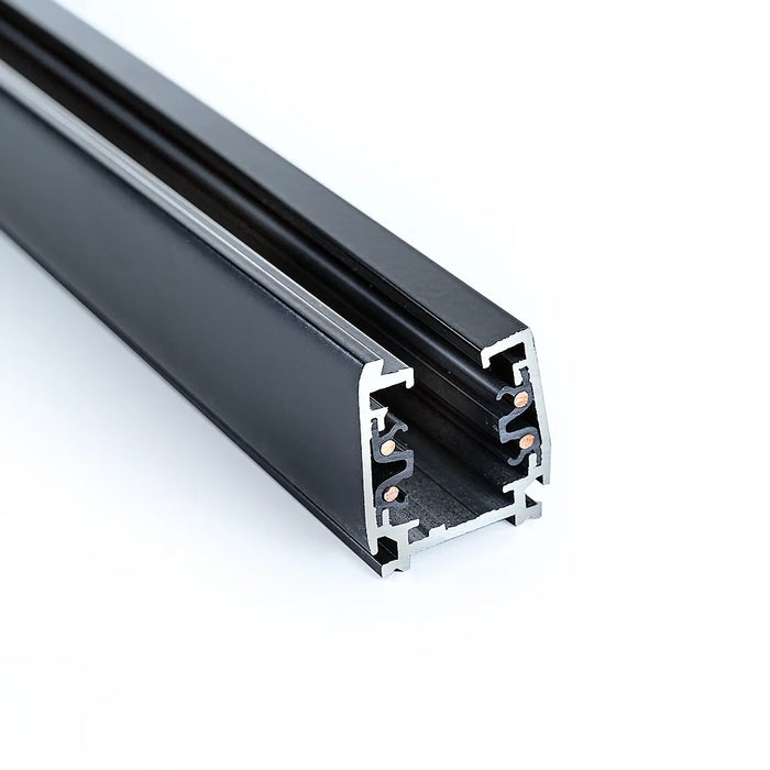 Stromschiene | 3-Phasen Schiene | schwarz | 1m