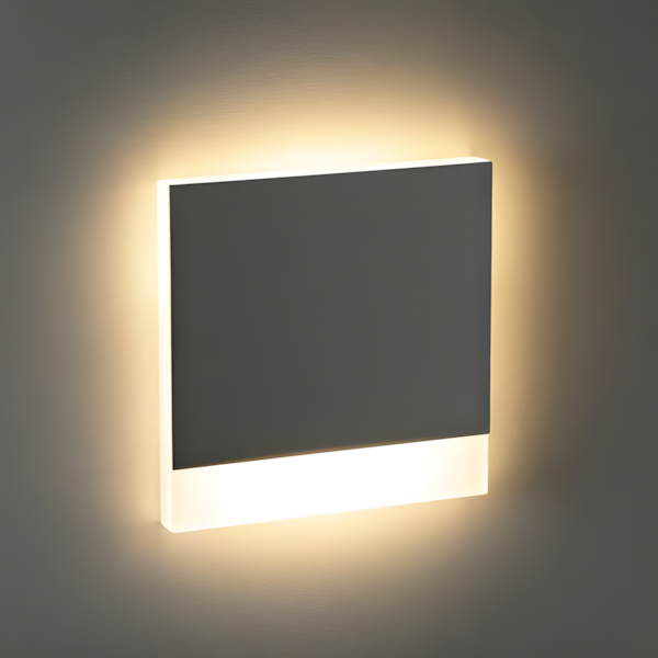 Treppenbeleuchtung - LED Wandeinbauleuchte Linie in Schwarz - 230V 1,5W