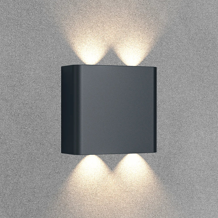 LED Wandleuchte Schwarz 4W | CCT | IP65