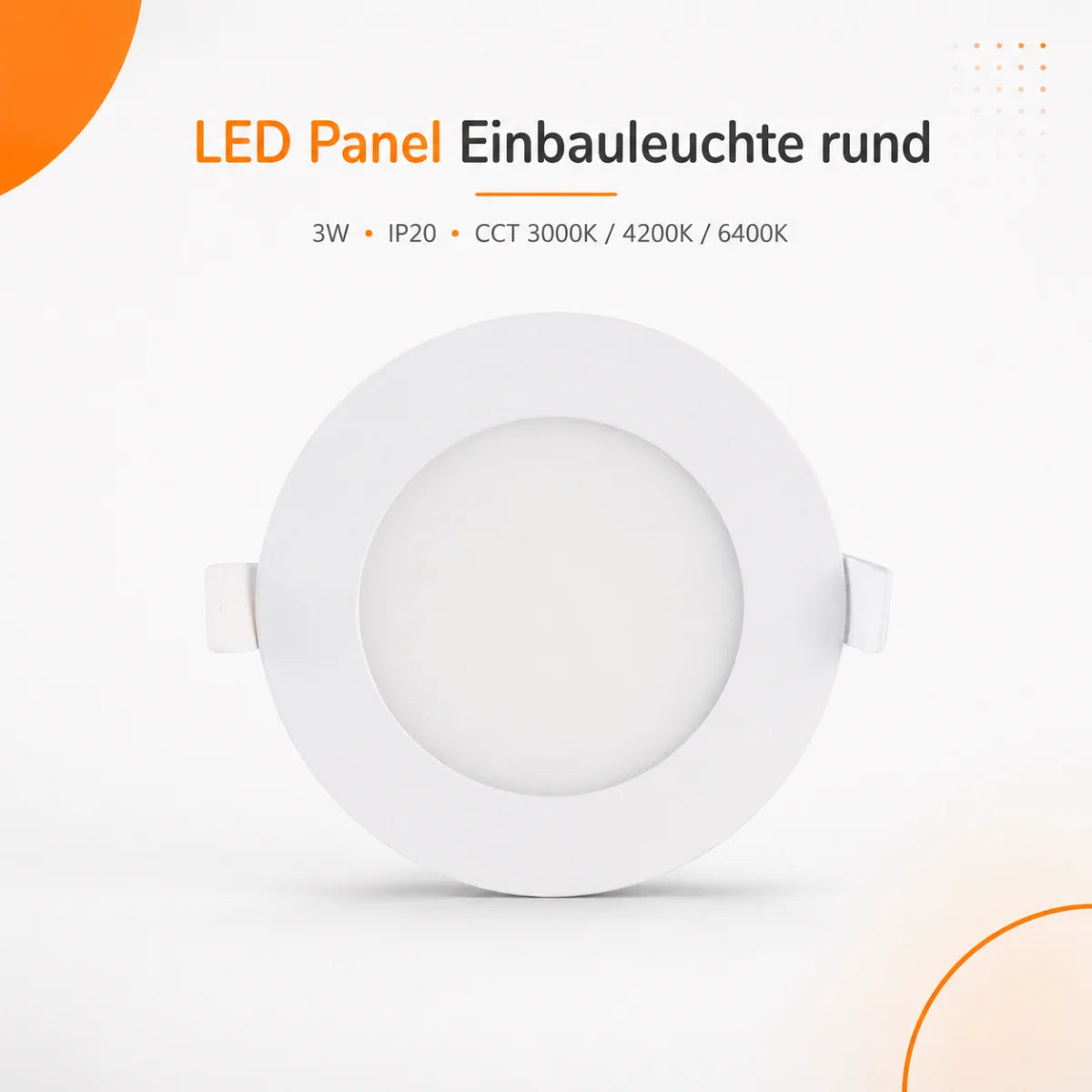Einbauleuchten flach