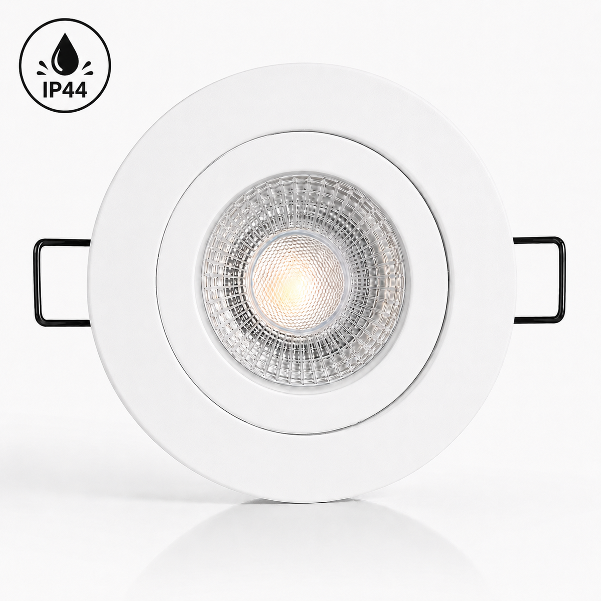 LED Einbaustrahler GU10 5W – IP44 Weiß Matt – Einbaumaß 57 mm – 3000K/4000K/6000K – 400 Lumen