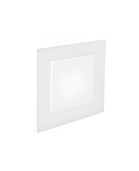 Treppenbeleuchtung - LED Wandeinbauleuchte in Weiß 3D - 230V 1,5W