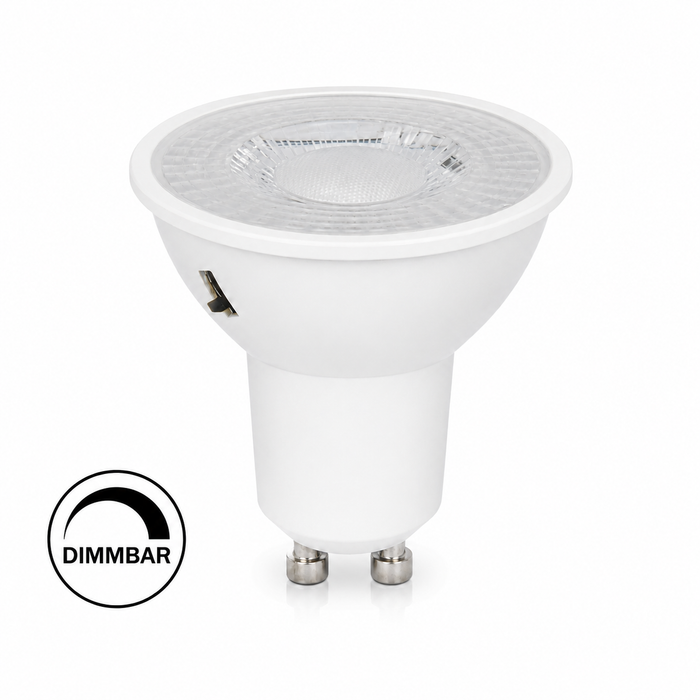 GU10 LED Leuchtmittel 5W 230V – CCT 3000K/4000K/6000K Linse – 3 Lichtfarben – dimmbar – für Einbaustrahler