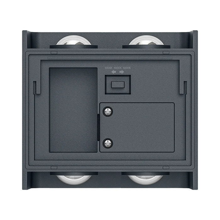 LED Wandleuchte Schwarz 4W | CCT | IP65
