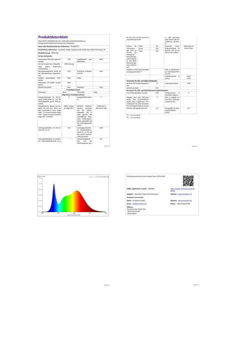 LED Wandleuchte Schwarz 8W | CCT | IP65 | Weiß