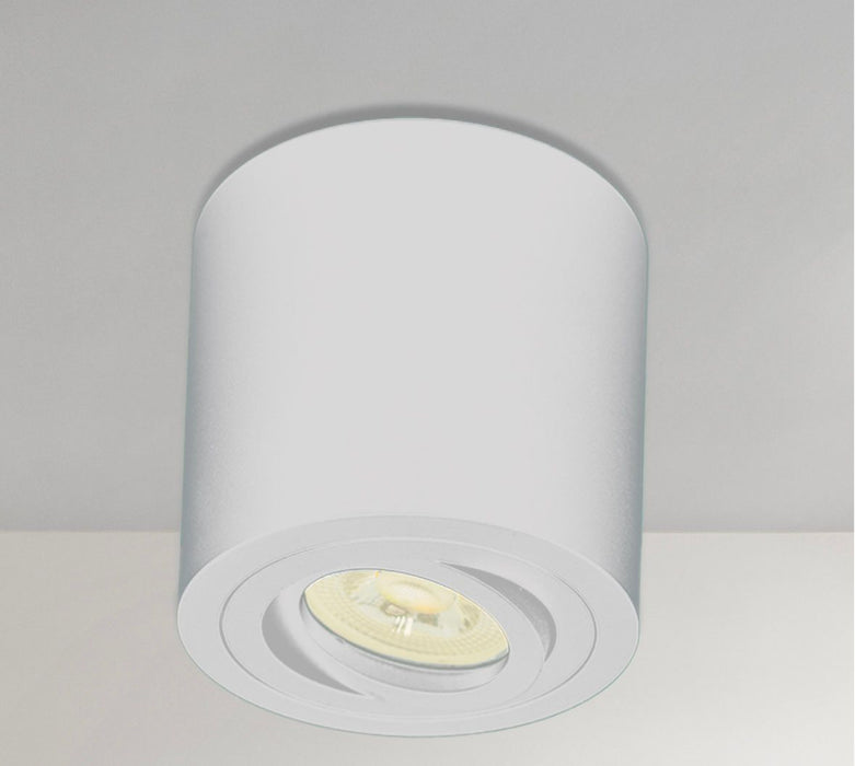 LED Aufbaustrahler Rund Weiß – 230V – inkl. 5W GU10 LED