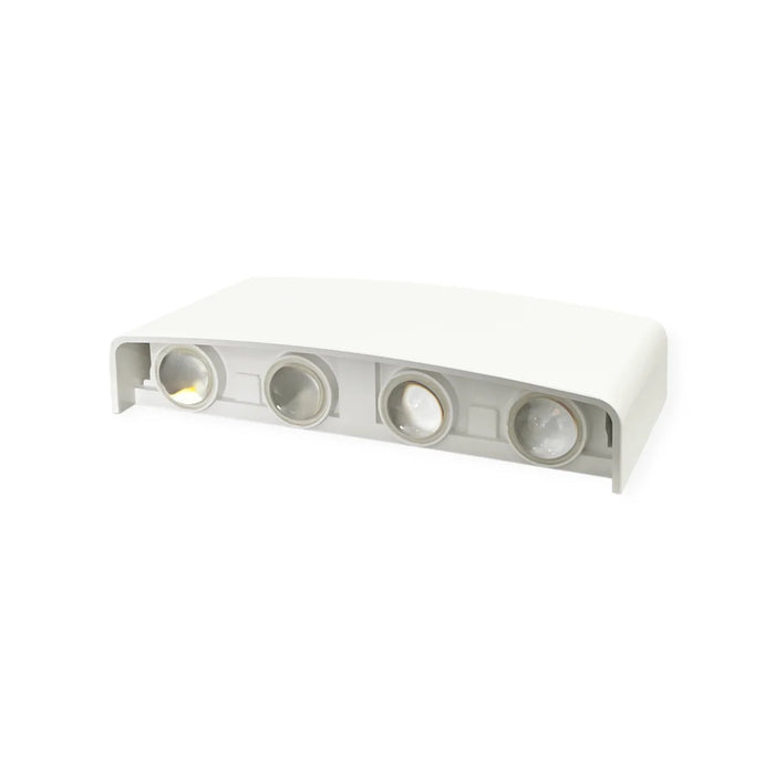 LED Wandleuchte Weiß 8W | CCT | IP65 | Weiß